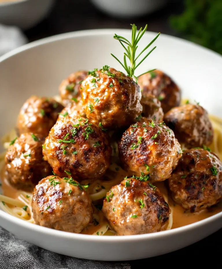 Beef and Apple Meatballs-Sweet Savory Flavor