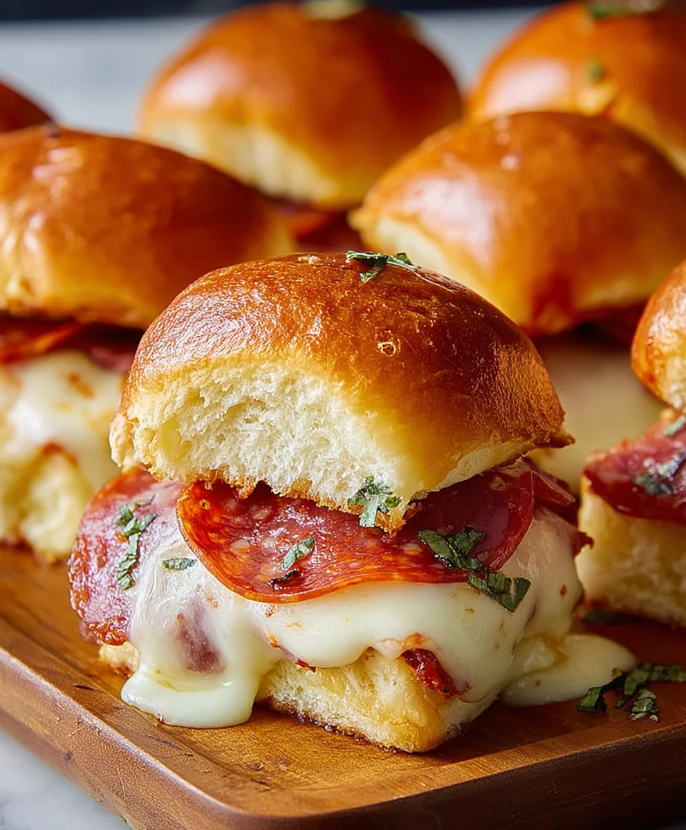 Easy Beef Pizza Sliders-Family Favorite Recipe