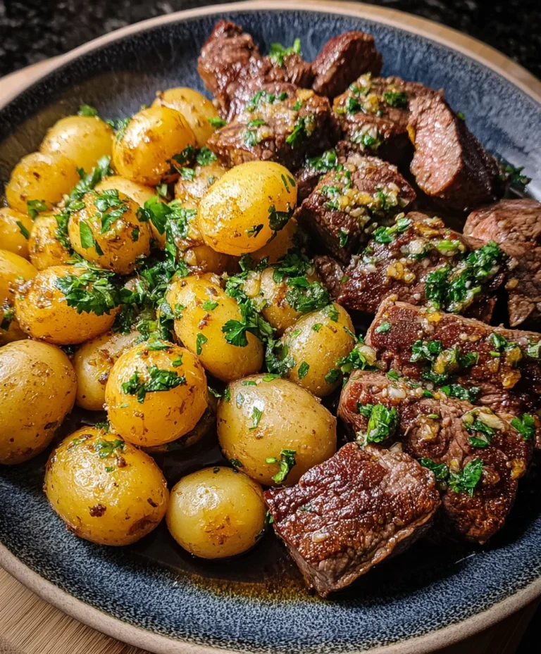 Garlic Butter Beef Steak and Potatoes – Easy Recipe