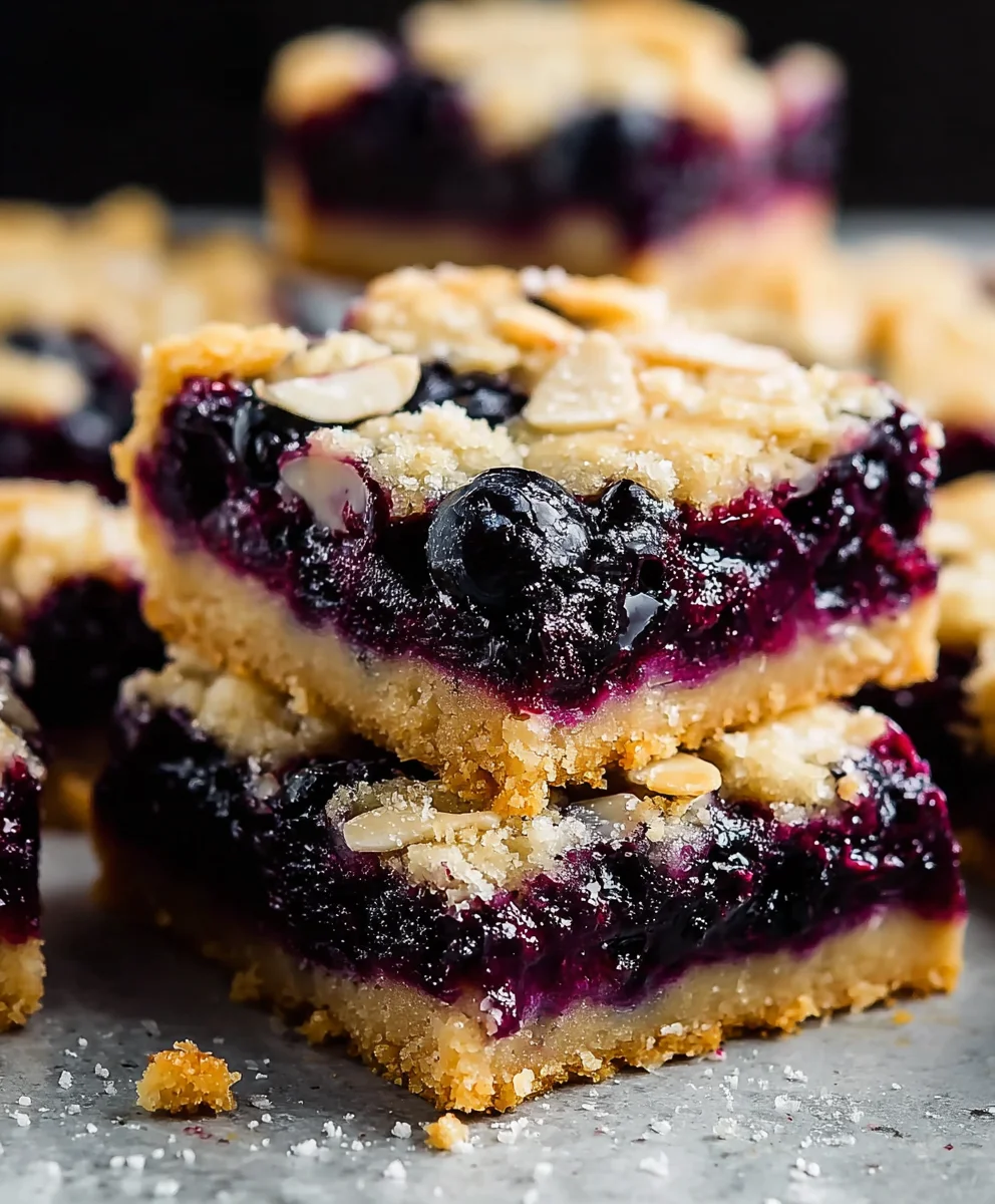 Blueberry Pie Cookie Bars-Sweet & Easy Treat