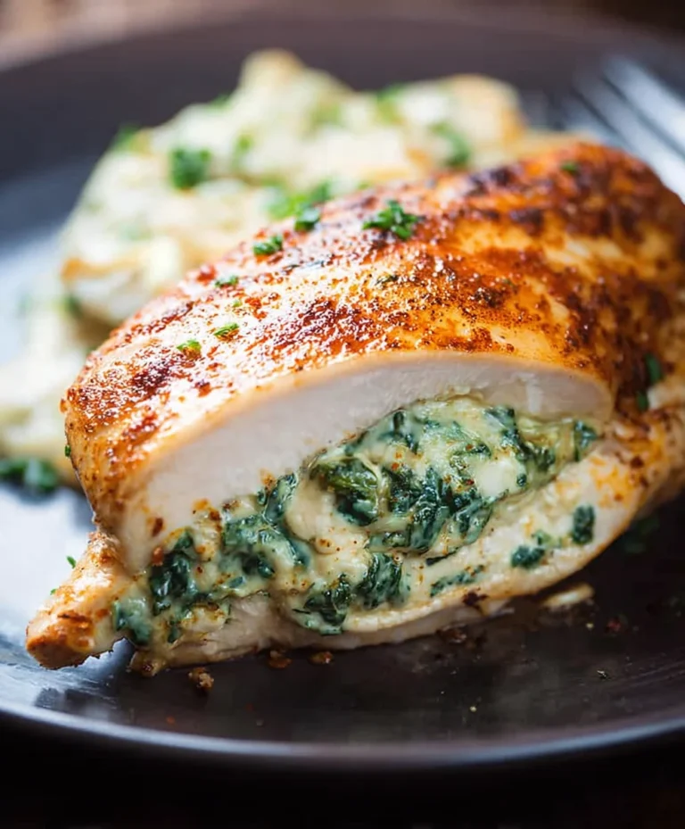 Spinach Stuffed Chicken Breasts – Easy & Delicious Dinner