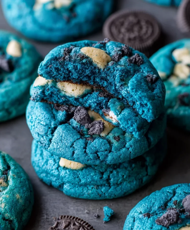 Blue Cookie Monster Cookies – Fun & Easy Recipe