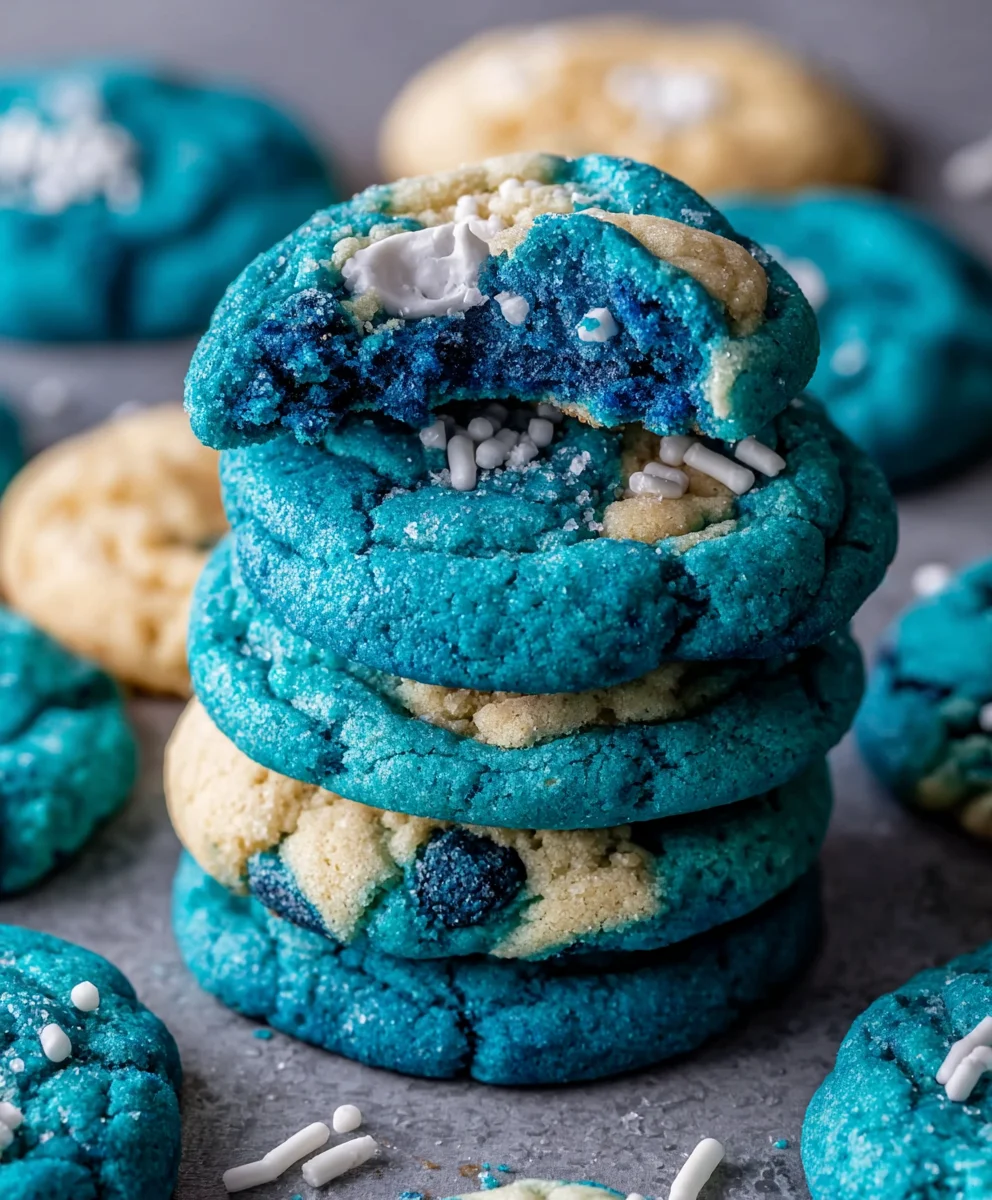 Blue Cookie Monster Cookies - Fun & Easy Recipe