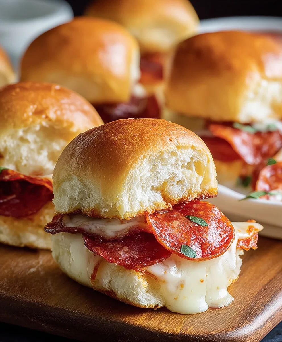 Easy Beef Pizza Sliders-Family Favorite Recipe