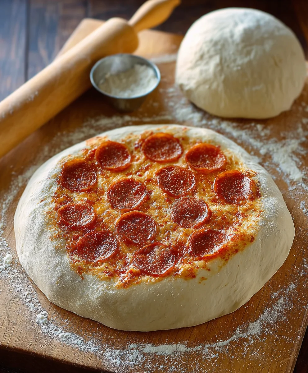 Easy Two Ingredient Pizza Dough Recipe