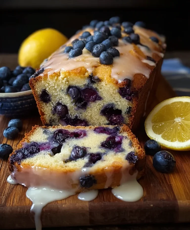 Easy Lemon Blueberry Loaf-Perfect Summer Bake