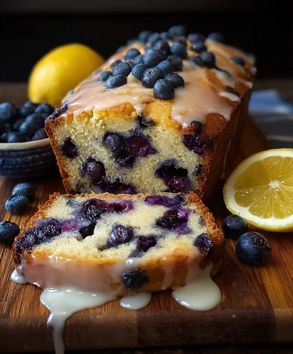 Easy Lemon Blueberry Loaf-Perfect Summer Bake