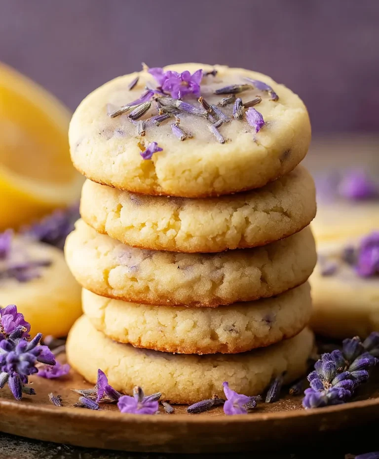 Buttery Lemon Lavender Cookies Delightfully Easy