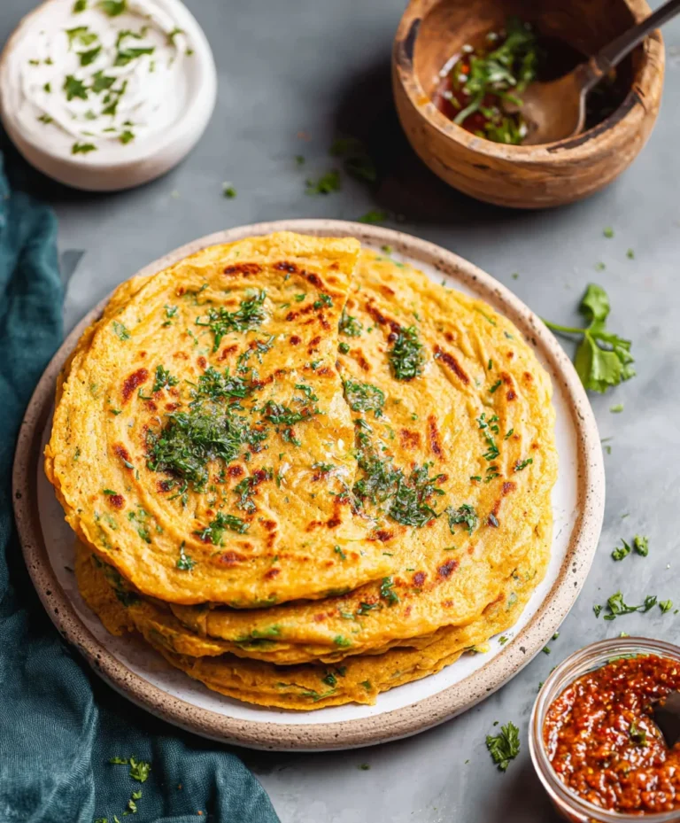 Savory Masoor Dal Chilla Recipe Easy Red Lentil Pancakes
