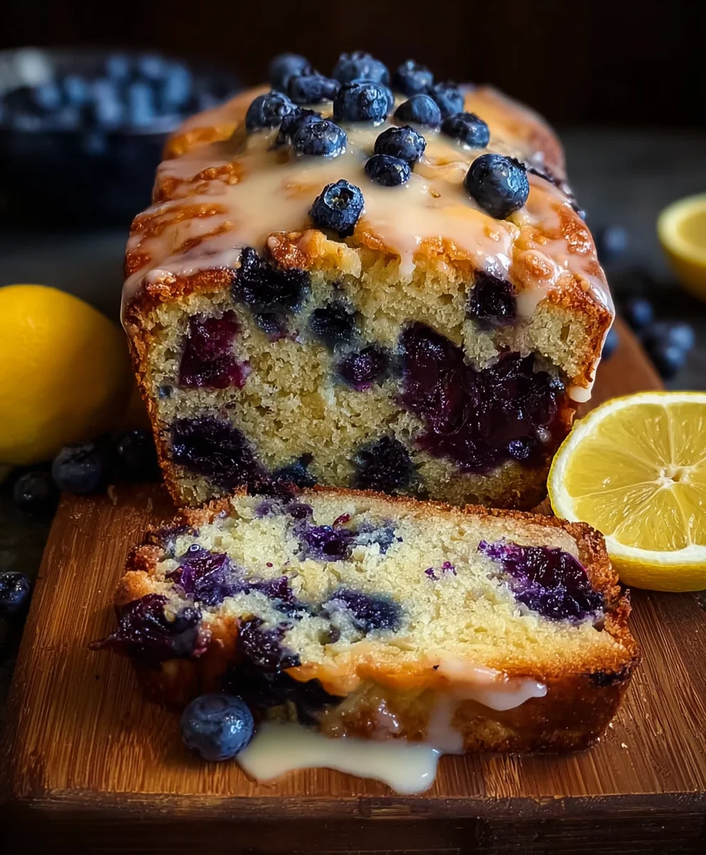 Easy Lemon Blueberry Loaf-Perfect Summer Bake