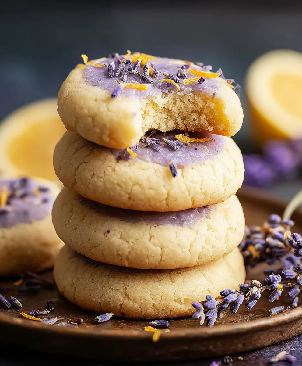 Buttery Lemon Lavender Cookies Delightfully Easy