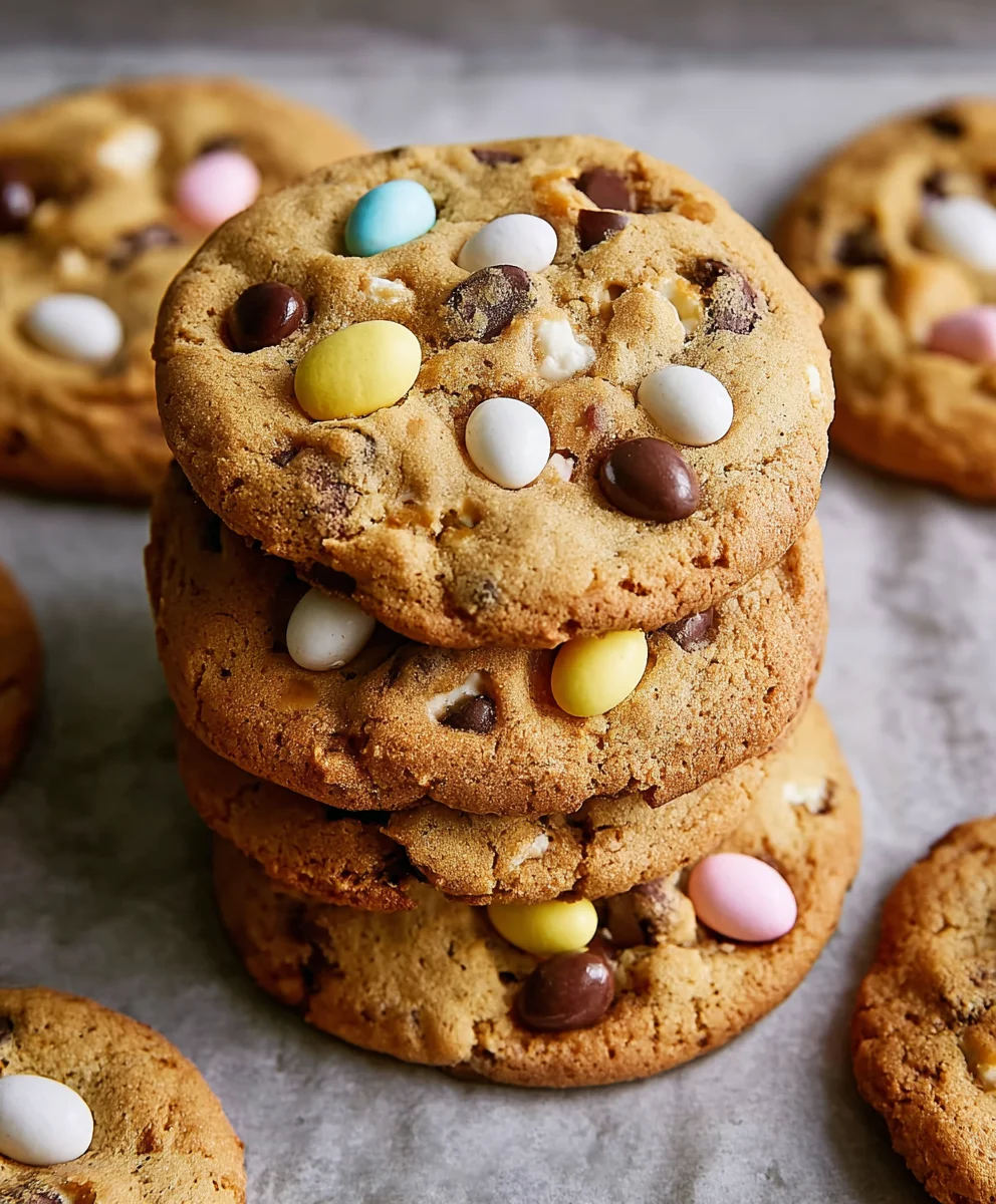 Thick Mini Egg Chocolate Chip Cookies Delight