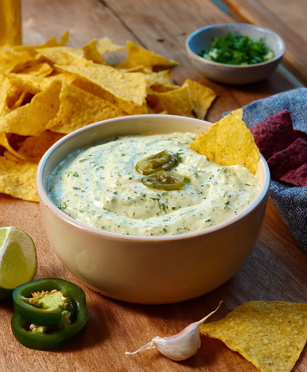 Copycat Chuys Creamy Jalapeno Dip - Easy Homemade Recipe