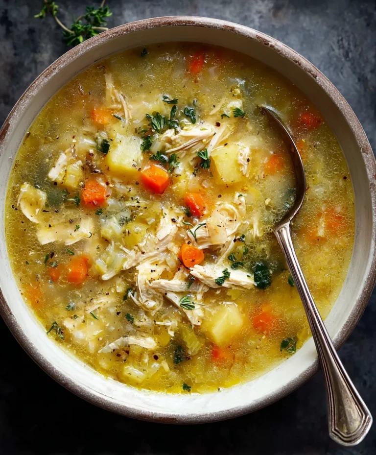 Soothing Anti-Inflammatory Chicken Soup Recipe