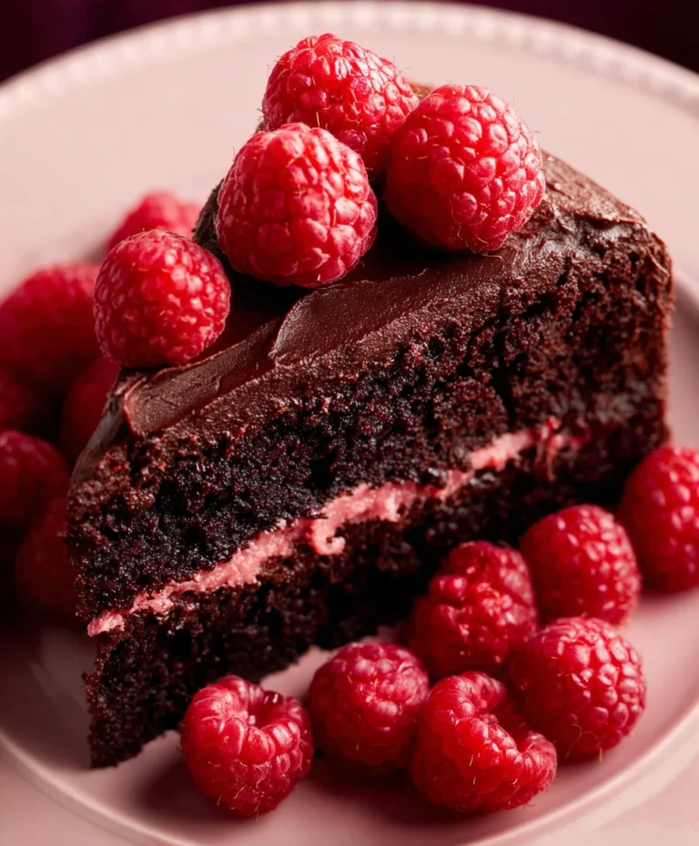 Rich Chocolate Raspberry Cake – Easy Recipe