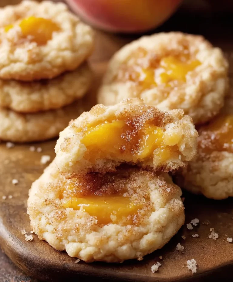 Easy Peach Cobbler Cookies – Delicious Dessert Treat