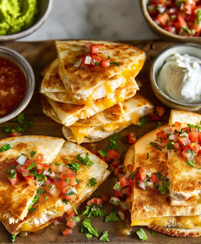 Easy Mini Chicken Quesadillas Recipe – Quick & Delicious