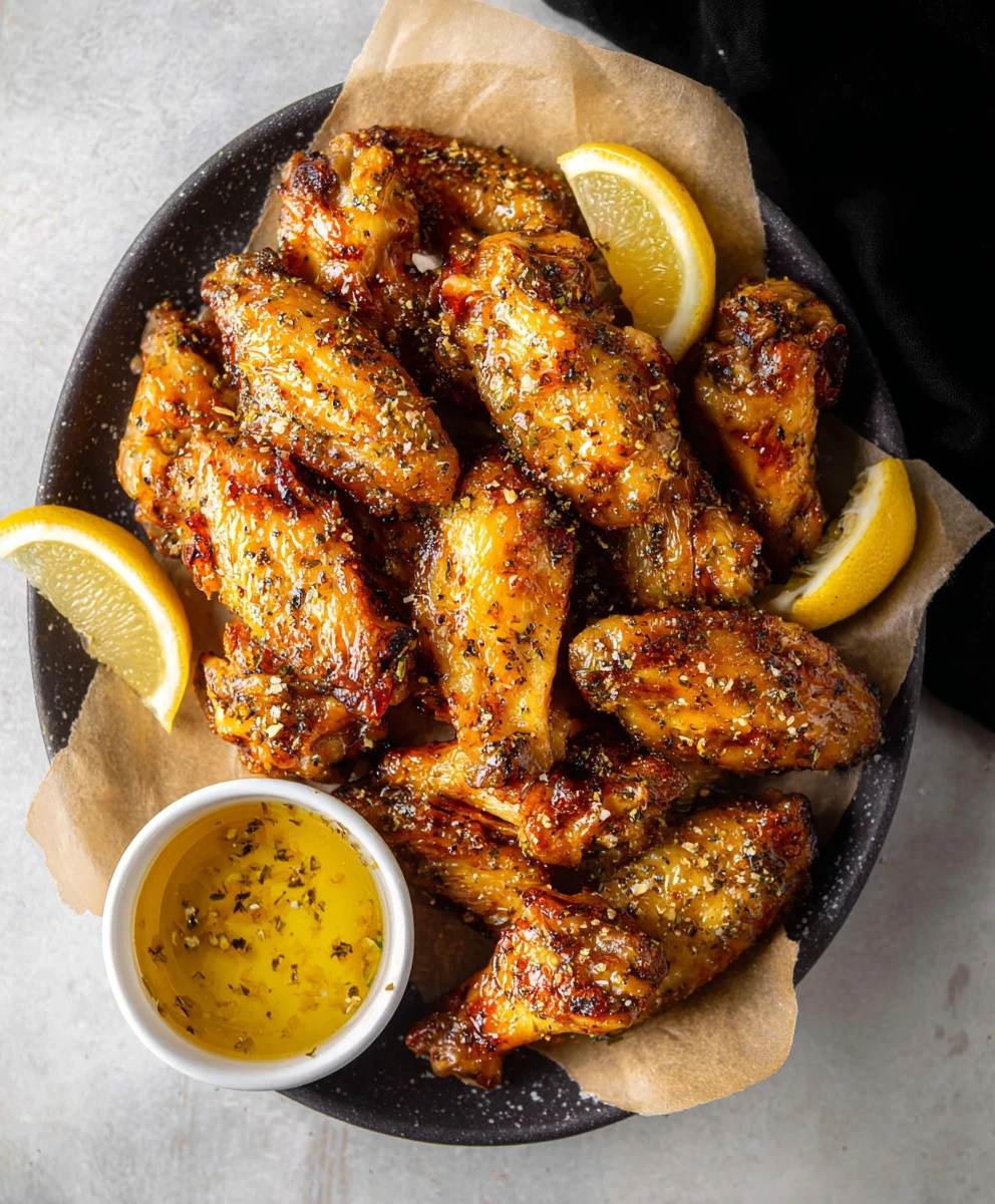 Honey Lemon Pepper Chicken Wings - Flavorful Recipe
