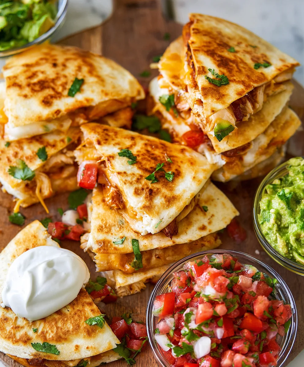 Easy Mini Chicken Quesadillas Recipe - Quick & Delicious