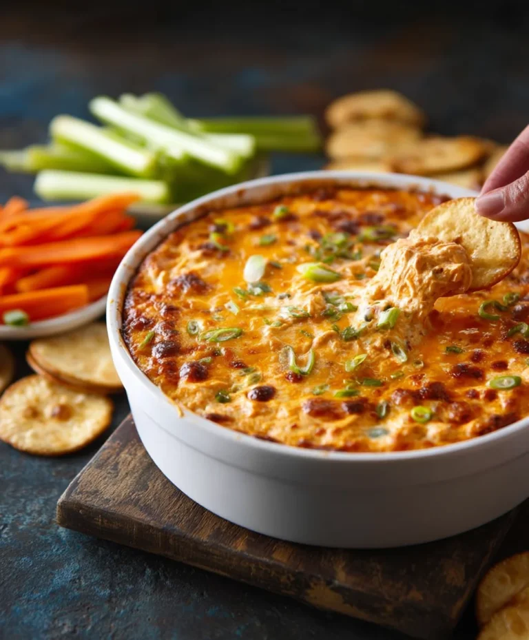 Easy Creamy Buffalo Chicken Dip Recipe