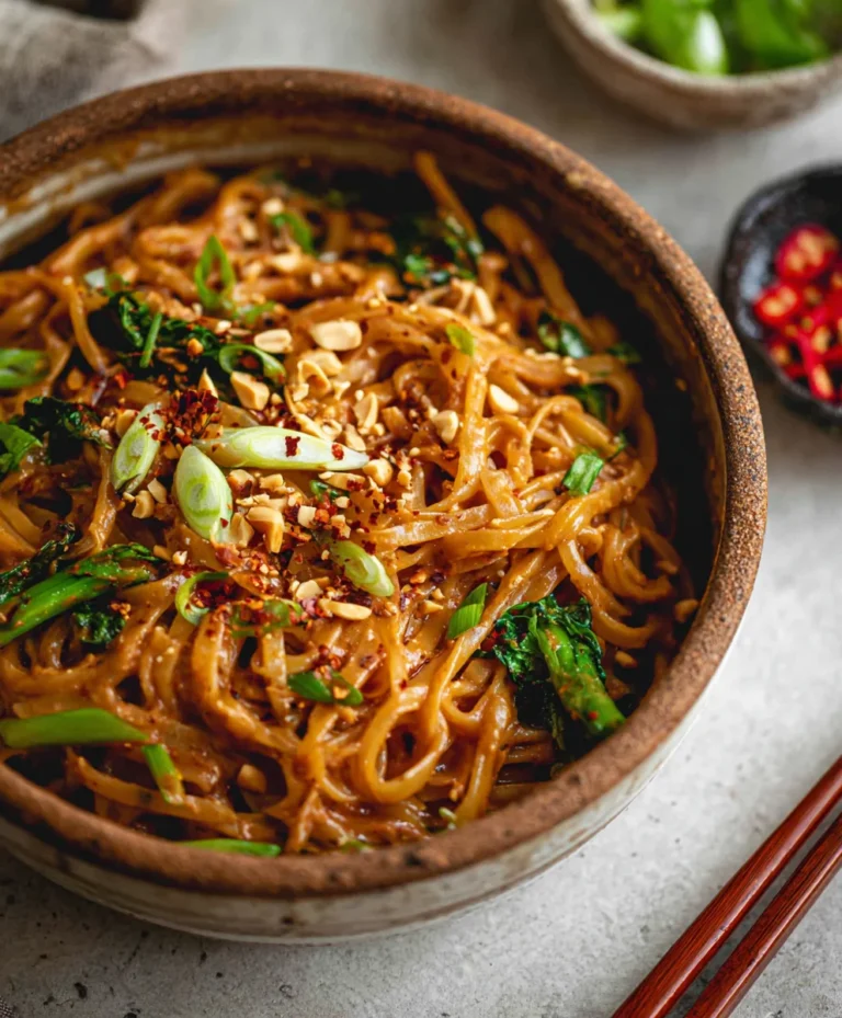 Spicy Peanut Butter Noodles- Easy & Delicious Recipe