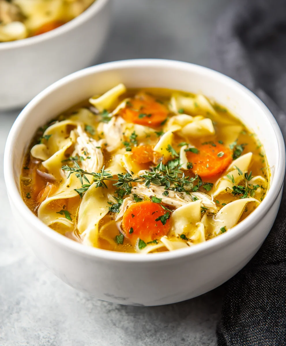 Best Chicken Noodle Soup Egg Noodles Comfort Food