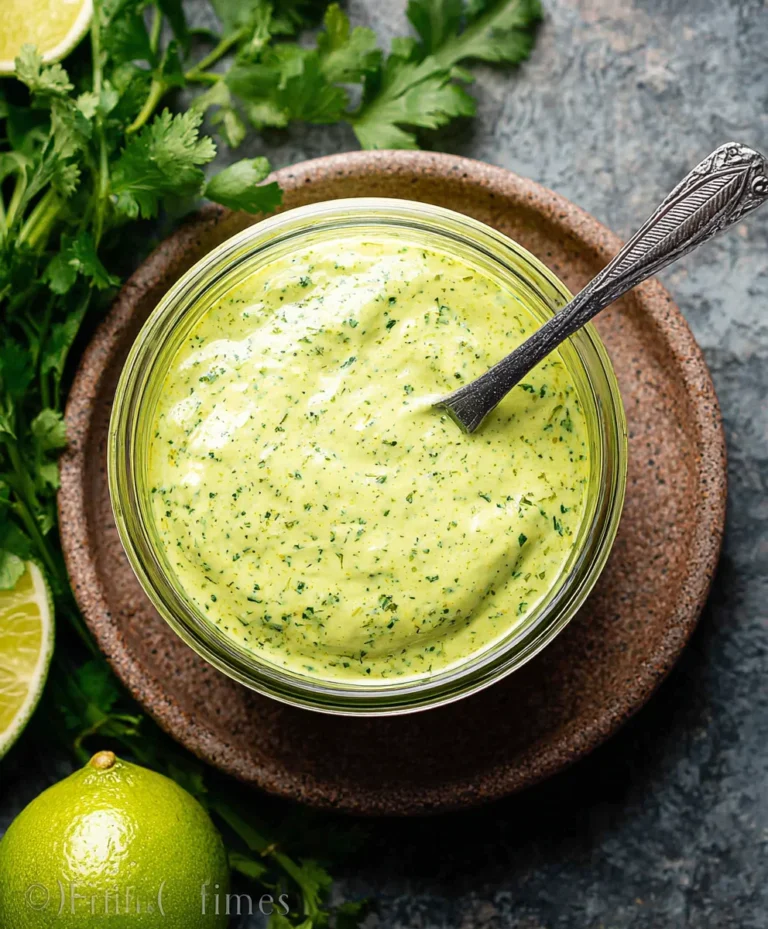 Bright Cilantro Lime Sauce – Easy & Zesty Flavor