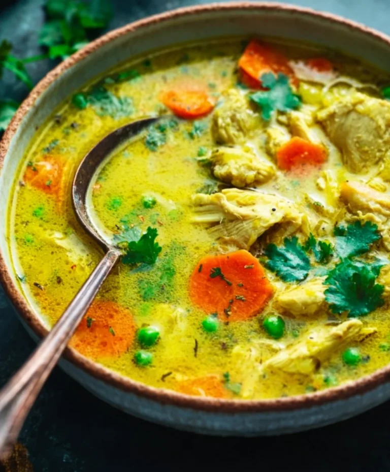 Healing Turmeric Chicken Soup – Soothing & Anti-Inflammatory