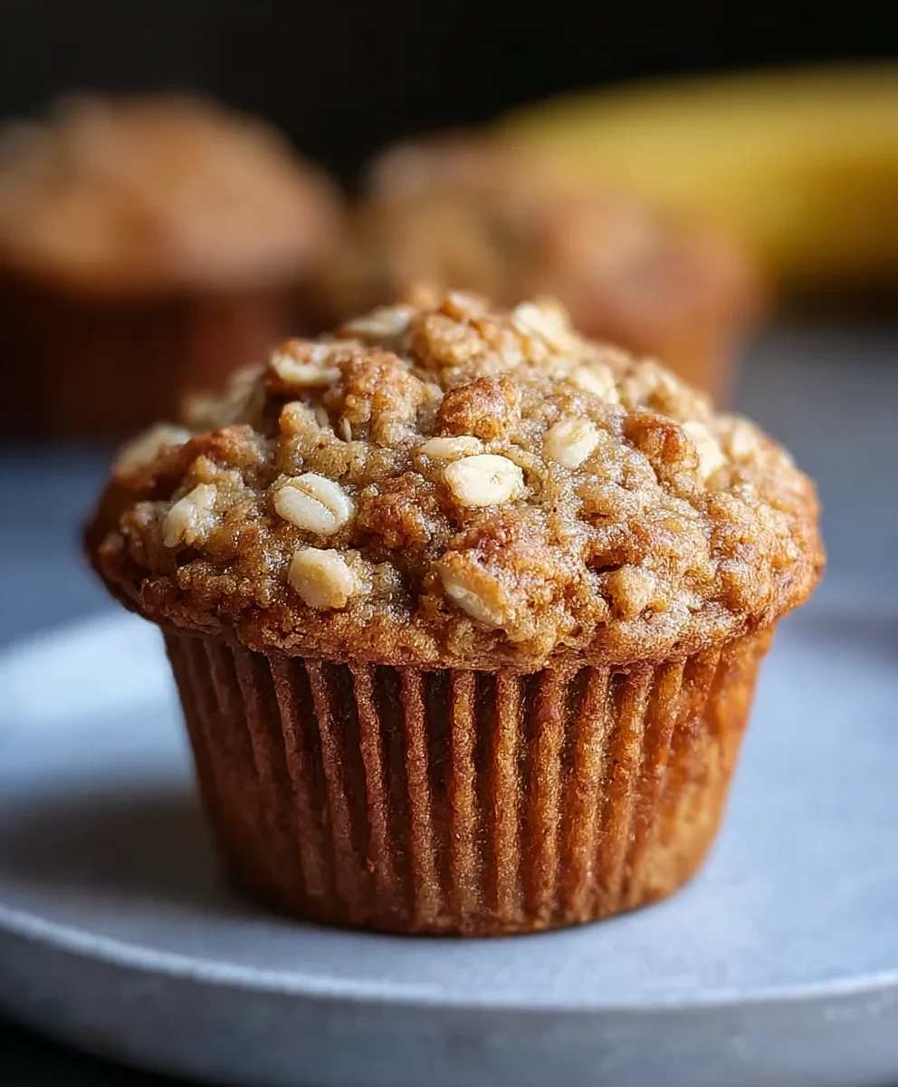 Healthy Banana Oatmeal Muffins-Easy & Delicious Recipe