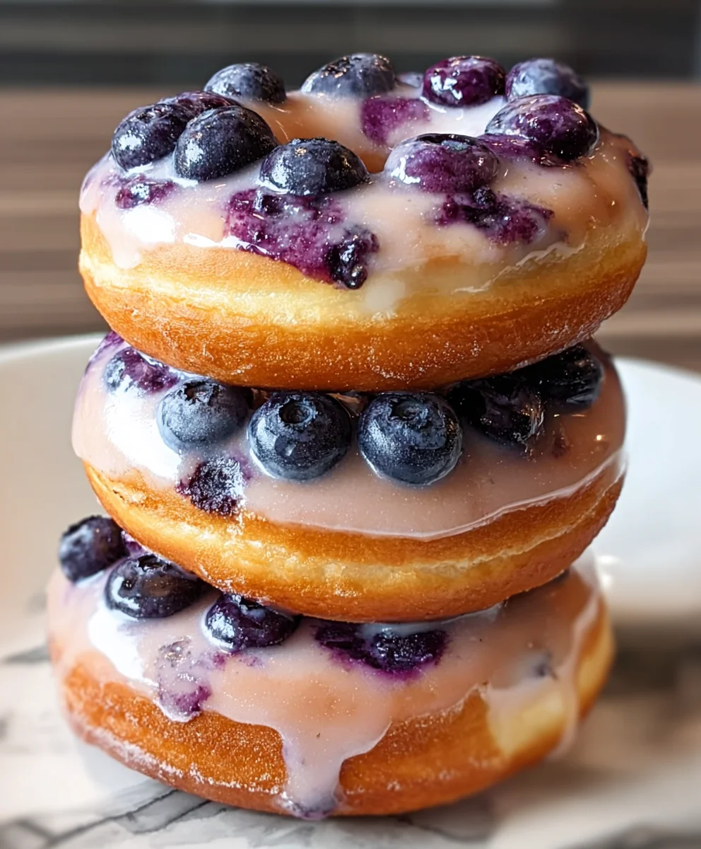 Keto Blueberry Donuts-Low Carb Sweet Treat
