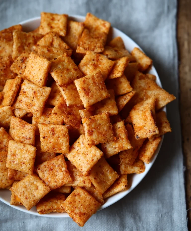 Homemade Sourdough Cheez-Its- Easy & Delicious Snack