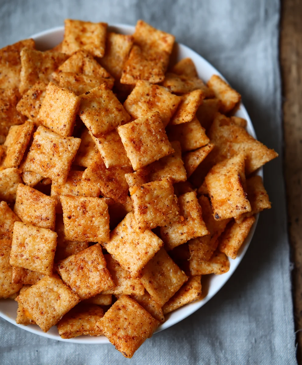 Homemade Sourdough Cheez-Its- Easy & Delicious Snack