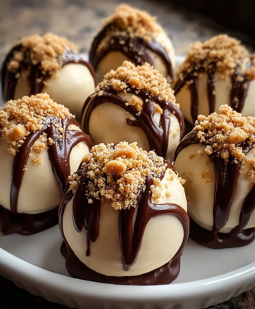 No-Bake Peanut Butter Cheesecake Balls Easy Recipe