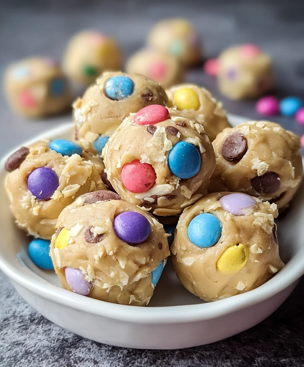 Easter Egg Cookie Dough Bites-Easy No-Bake Treats