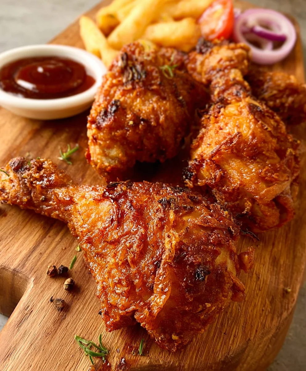 Crispy Juicy Fried Chicken Recipe- Best Ever