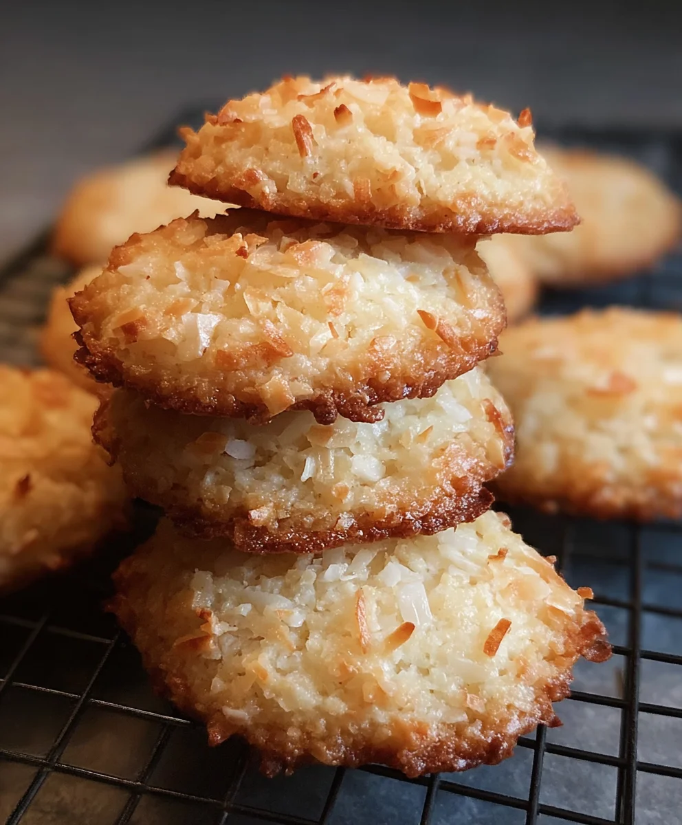 Chewy Coconut Cookies- Easy Homemade Treat