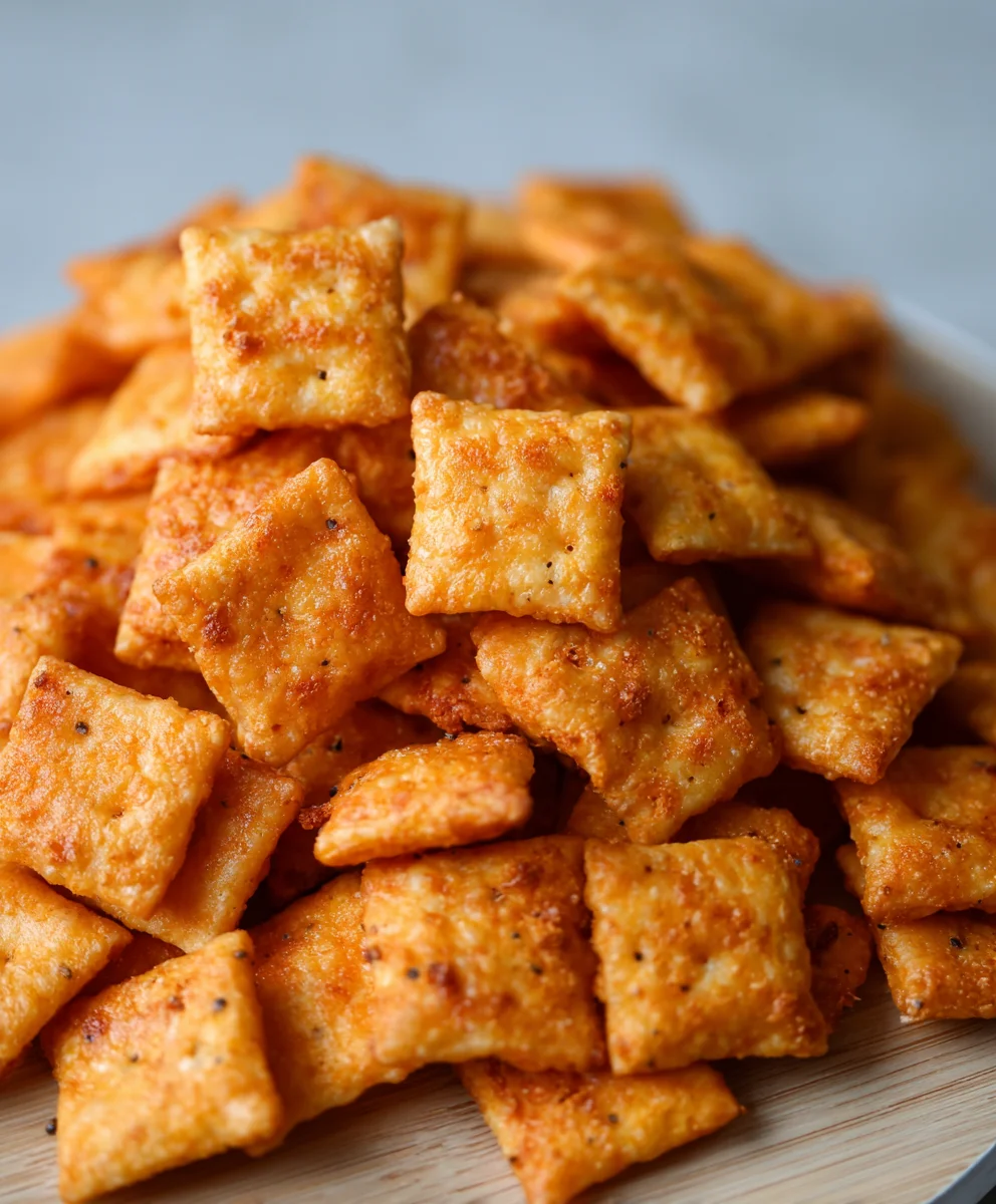 Homemade Sourdough Cheez-Its- Easy & Delicious Snack