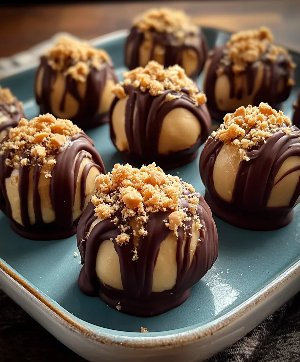 No-Bake Peanut Butter Cheesecake Balls Easy Recipe