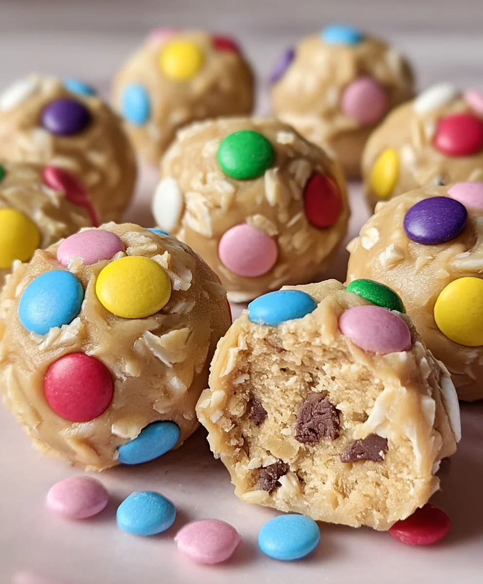 Easter Egg Cookie Dough Bites-Easy No-Bake Treats
