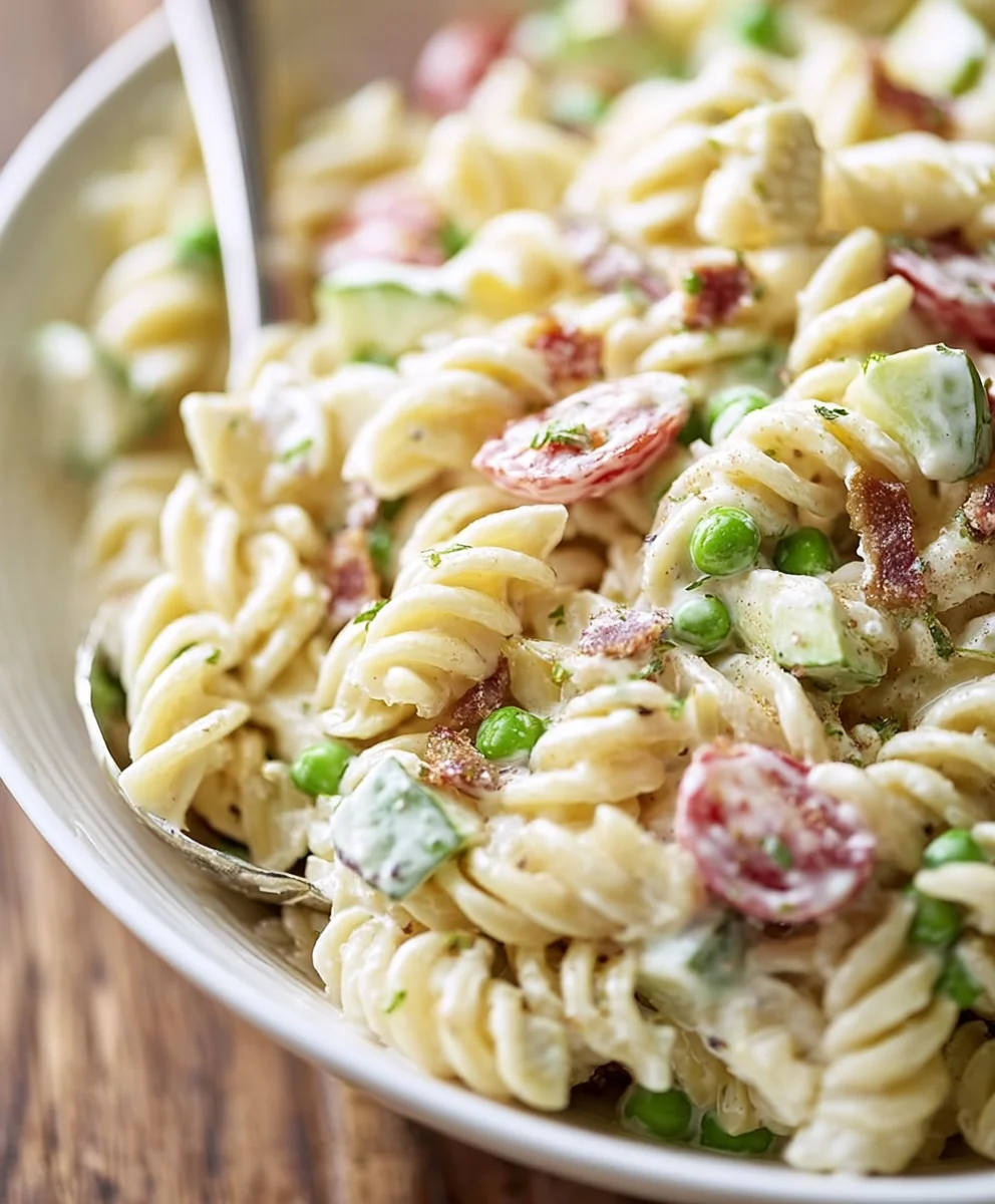 Easy Creamy Beef Pasta Salad- Quick & Delicious Recipe