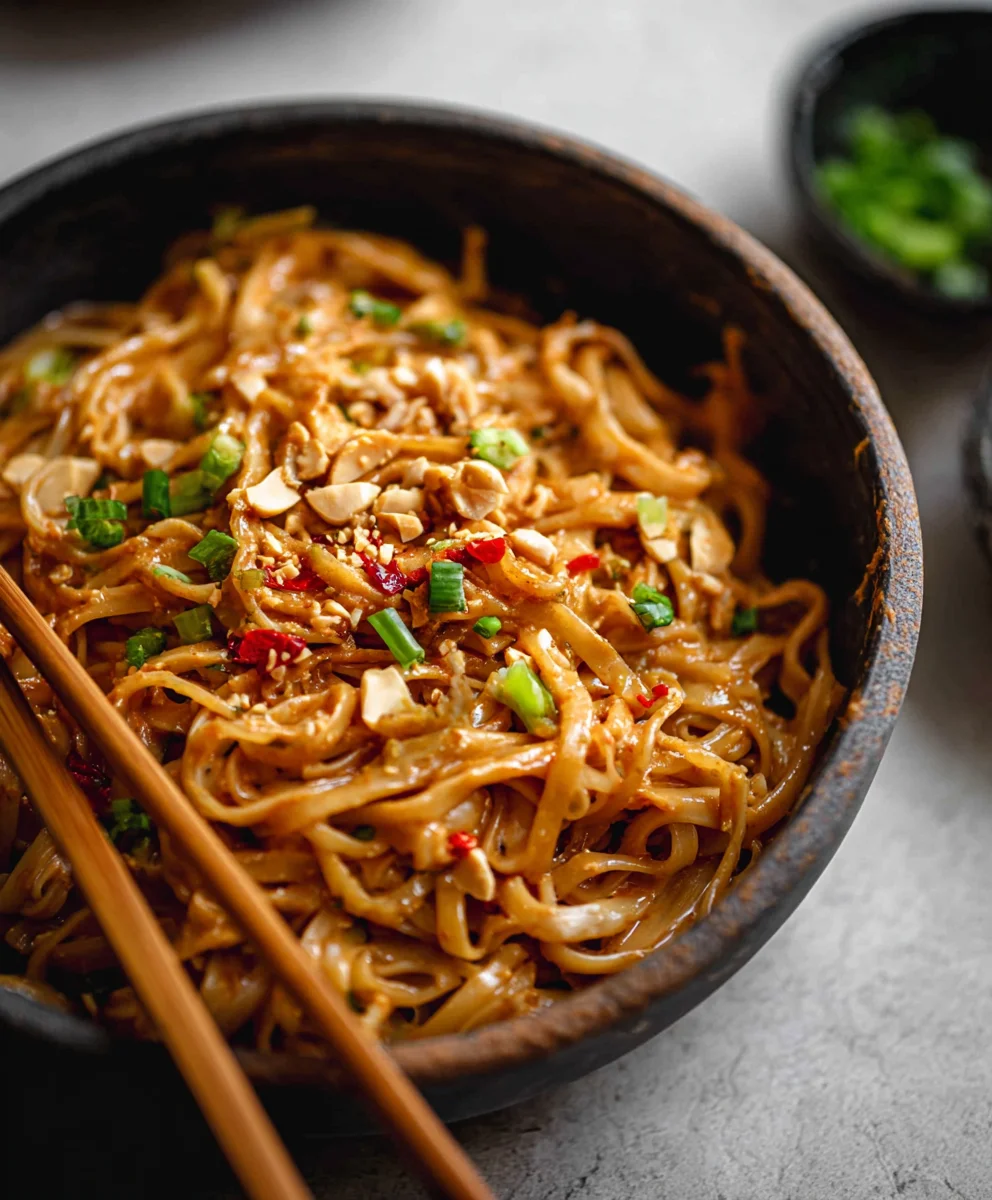 Spicy Peanut Butter Noodles- Easy & Delicious Recipe