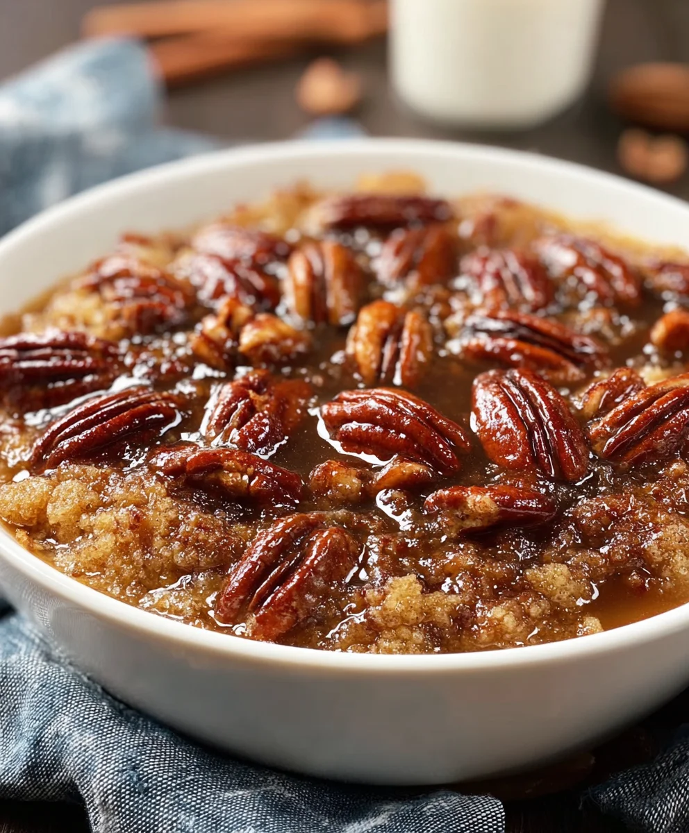 Easy Pecan Pie Cobbler-Comforting Dessert Perfection