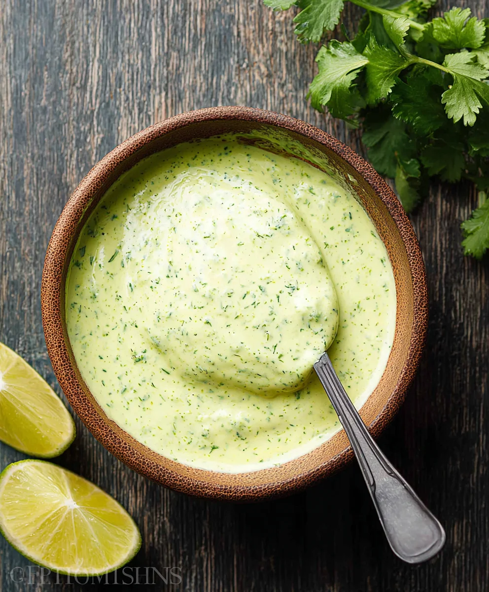 Bright Cilantro Lime Sauce - Easy & Zesty Flavor