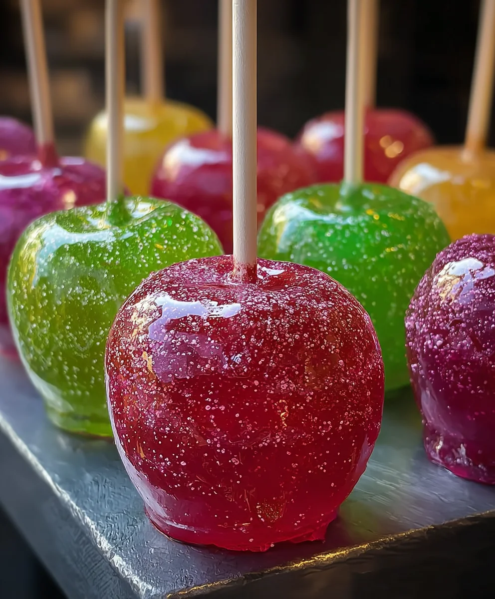 Jolly Rancher Candy Apples-Easy Festive Treat