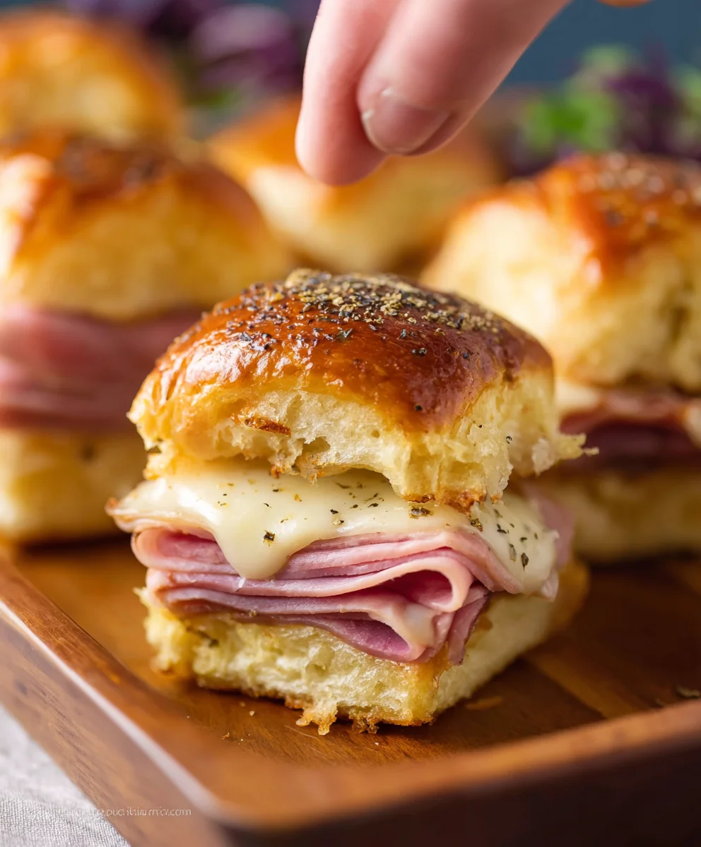 Beef Beef Ham Cheese Sliders - Deliciously Easy Recipe