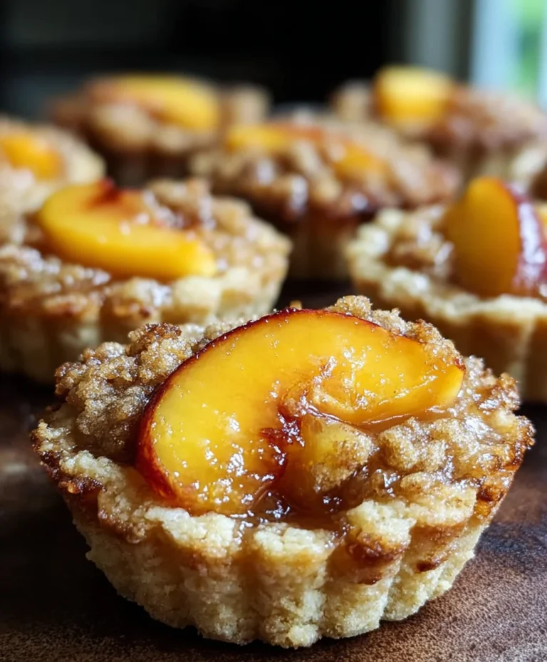 Peach Cobbler Cookie Cups-Sweet Summer Dessert
