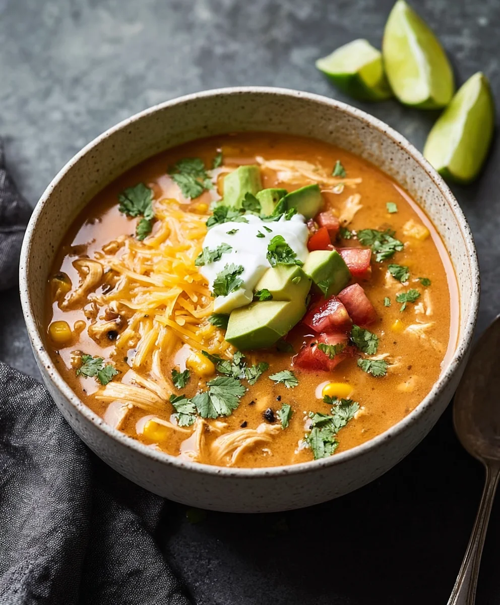 Creamy Chicken Enchilada Soup - Easy Weeknight Meal