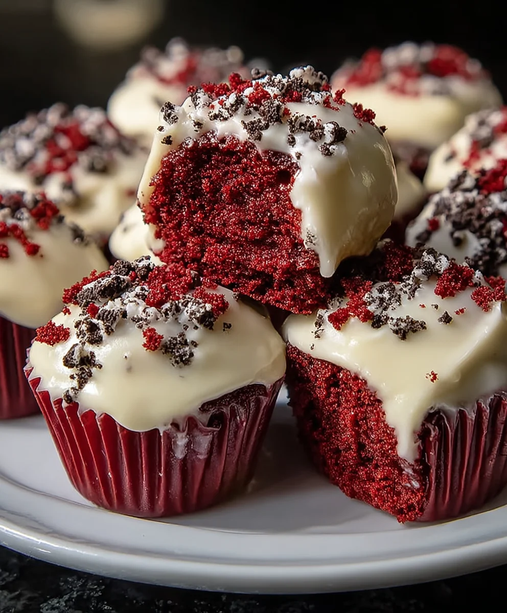 Cookies Cream Red Velvet Bites-Decadent Treat
