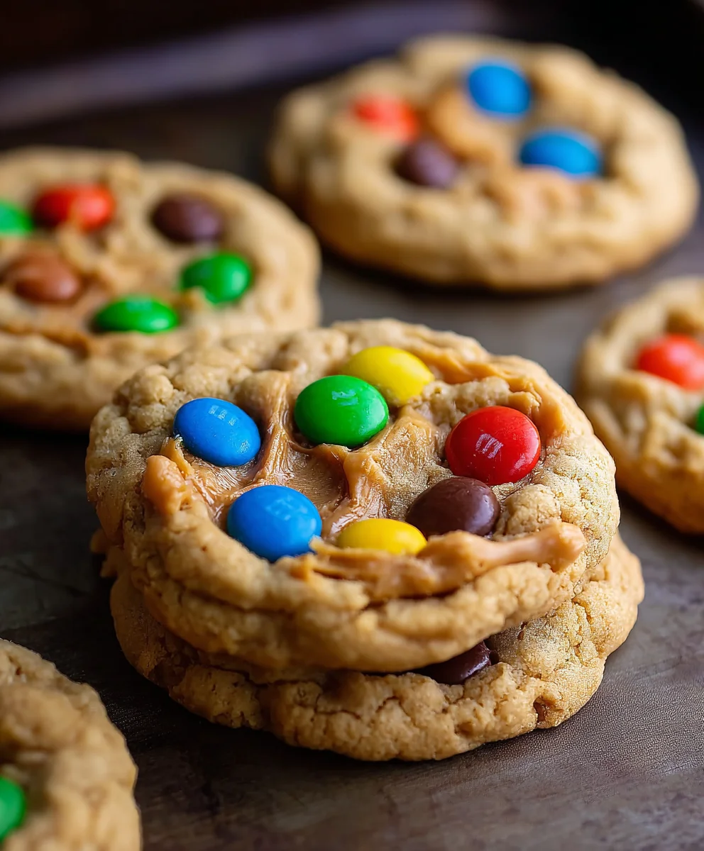 Peanut Butter M&M Cookies - Chewy & Delicious Recipe