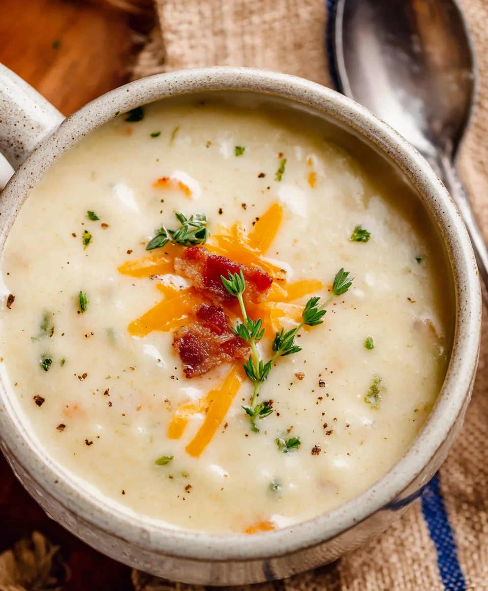 Easy Potato Soup Recipe - Creamy & Delicious